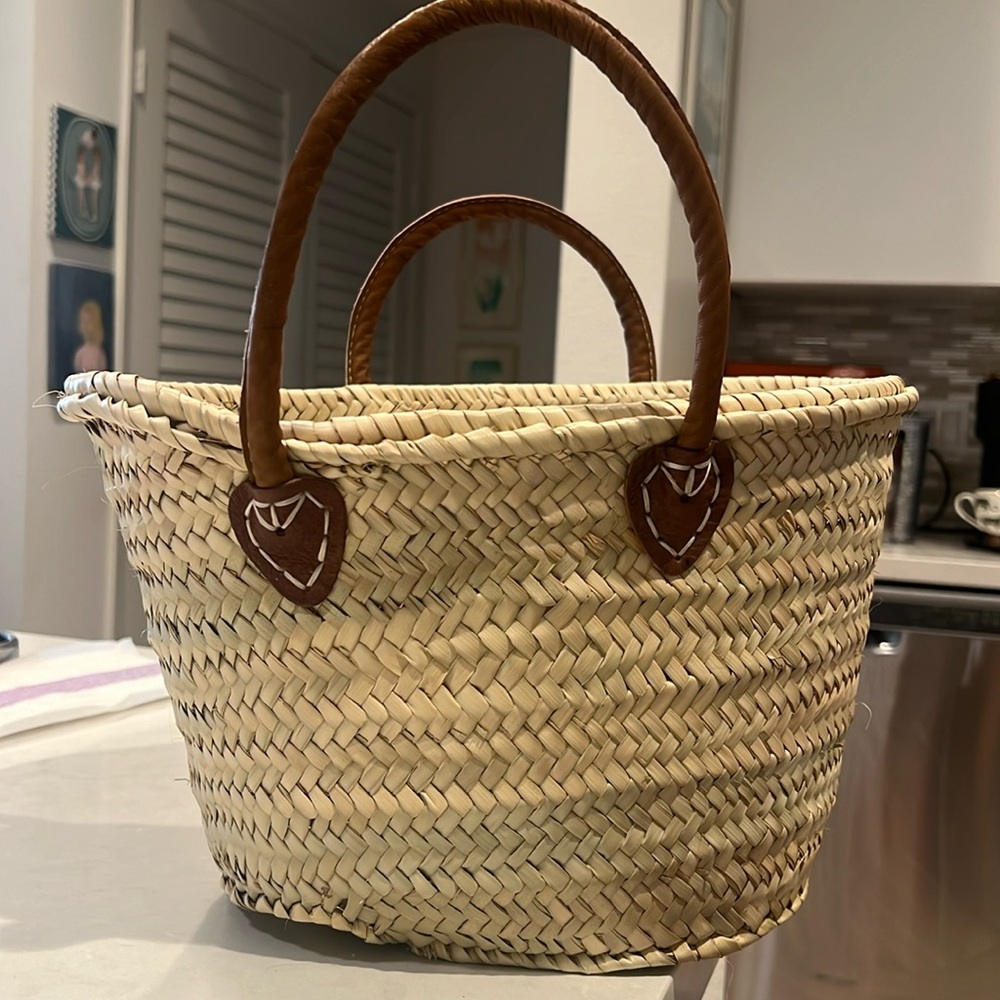 NWOT Parke woven basket tote